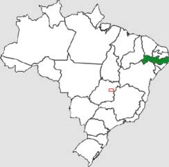 Mapa de Pernambuco